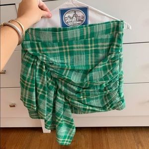 Storets plaid skirt!